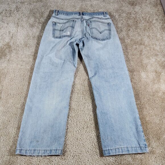LEVI'S 505 Jeans Youth Boys 18 Reg 29x25 Straight Leg #56 - Picture 5 of 11